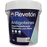 REVETON - ANTIGOTERAS CON FIBRA TRANSITABLE 15 LT - Gris 035
